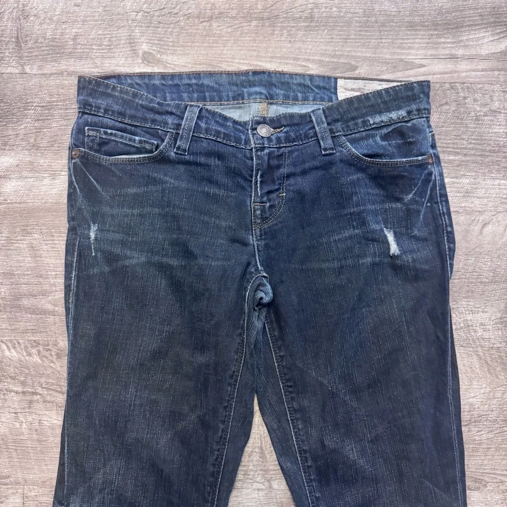 Free People Artisan de Luxe Dreamer Embroidered Skinny Jean Womens Sz. 25
